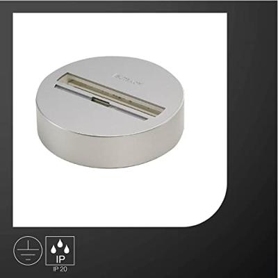 SLV 230V-railsysteemcomponenten Puntaansluiting Grijs 145834 EUTRAC®