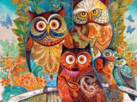 Selecta Castorland legpuzzel owls, 2000st. - thumbnail
