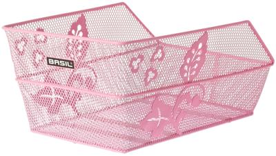 Basil cento s fm - fietsmand - achterop - klein - inclusief bevestigingsmateriaal - roze