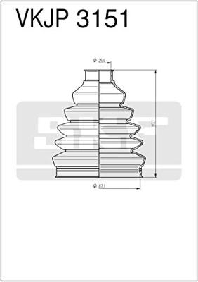Asmanchetten set VKJP3151