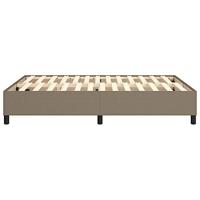Boxspringframe stof taupe 140x200 cm - thumbnail
