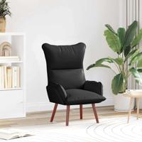 Fauteuil Zwart 69 x 74 x 93 cm Kunstleer - thumbnail