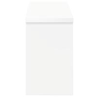 Wandgemonteerde kapstok Wit 50 x 16 x 26 cm Bewerkt hout - thumbnail