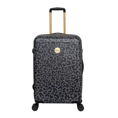 Panterprint Middenmaat koffer zwart - 66 cm - MŌSZ Lauren Panterprint Middenmaat koffer zwart - 66 cm - MŌSZ Lauren