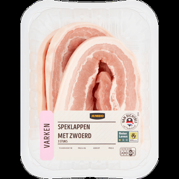 Jumbo Speklappen met Zwoerd 3 Stuks