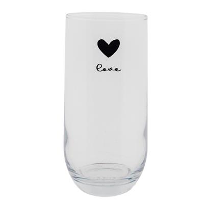 Clayre & Eef longdrinkglas hart 280ml Clayre & Eef longdrinkglas hart 280ml