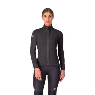 Castelli Alpha 150 W jacket lange mouw light black dames L Castelli Alpha 150 W jacket lange mouw light black dames L