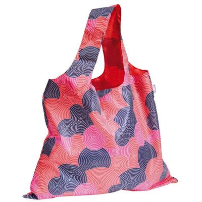 Cedon boodschappentas XL cirkel 59 x 48 cm polyester roze/blauw Cedon boodschappentas XL cirkel 59 x 48 cm polyester roze/blauw