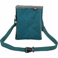 TRIXIE BELONINGSZAKJE SNACKZAKJE TWIN PETROL 15X2,5X18 CM - thumbnail