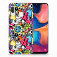 Samsung Galaxy A20e | Sillicone Back Cover | Punk Rock - thumbnail