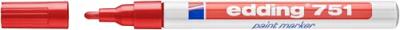 Edding 751 paint marker 4-751002 Lakmarker Rood 1 mm, 2 mm