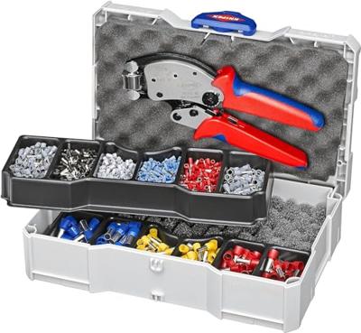 Knipex Twistor 16 97 90 13 Krimpset Adereindhulzen 0.14 tot 16 mm² Knipex Twistor 16 97 90 13 Krimpset Adereindhulzen 0.14 tot 16 mm²