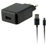 Wandlader + Micro-USB-Kabel KSIX USB 2A Zwart - thumbnail