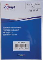 Bronyl U-mapje uit transparante PVC van 180 micron, ft A4 - thumbnail