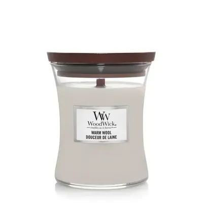 WoodWick Warm Wool Medium Candle WoodWick Warm Wool Medium Candle