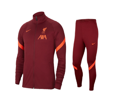 Liverpool Strike FZ Trainingspak Junior 2021-2022 - Maat 152 - Kleur: Rood | Soccerfanshop