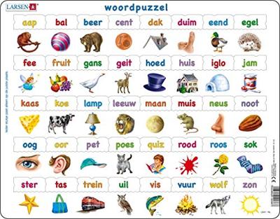 Selecta Larsen leren lezen woordpuzzel, 40st.