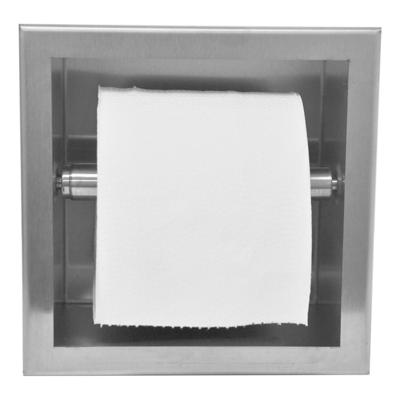Inbouw Toiletrolhouder Wiesbaden RVS (zonder Klep)