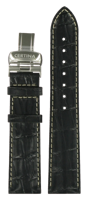 Horlogeband Certina C53670294265A Leder Zwart 20mm - thumbnail
