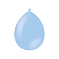 Balloons 25 pcs. Baby blue | 6 stuks - thumbnail