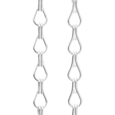 Vliegengordijn kettingen 90x200 cm aluminium