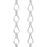 Vliegengordijn kettingen 90x200 cm aluminium - thumbnail