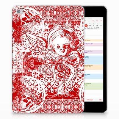 Tablet BackCover Apple iPad Mini 4 | Mini 5 (2019) Angel Skull Rood Tablet BackCover Apple iPad Mini 4 | Mini 5 (2019) Angel Skull Rood
