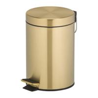 Pedaalemmer Geesa Hotel Vrijstaand 3 Liter RVS Geborsteld Goud Geesa - thumbnail