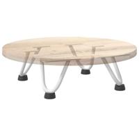 Haarnadelpoten voor Salontafel 4 st 10 cm massief staal wit - thumbnail