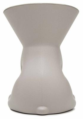 Voerbak voor honden United Pets Up Elisabeth Grijs Roestvrij staal Polyethyleen 1 L