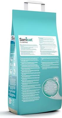 Sanicat Clumping Marseille Zeep kattenbakvulling 2 x 10 liter - thumbnail