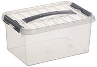 Sunware Q-line box 6 liter transp/metaal - thumbnail