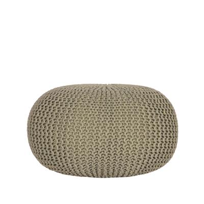 LABEL51 Knitted Poef Olive - L