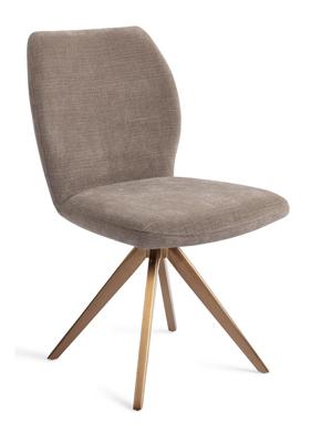 Jesper Home Ikata eetkamerstoel Mocha Mist turn rose