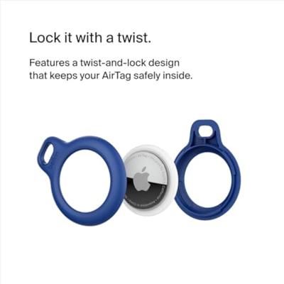 Belkin Beschermende houder met sleutelhanger voor AirTag tracker Belkin Beschermende houder met sleutelhanger voor AirTag tracker