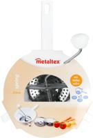 Metaltex Passeerzeef 20 cm RVS/Wit - thumbnail