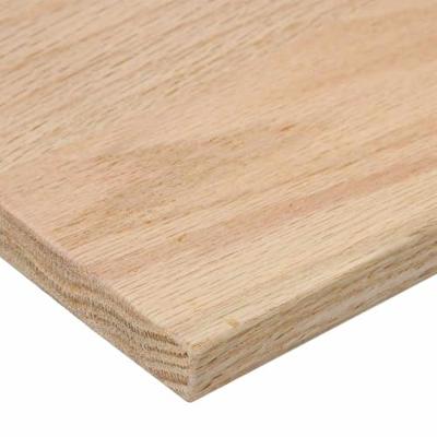 VidaXL Traptreden 4 st 110x30x2 cm onbehandeld massief eikenhout
