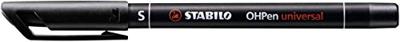 STABILO OHPen universal, OHP-marker, permanent, superfijn 0,4 mm, zwart