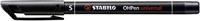 STABILO OHPen universal, OHP-marker, permanent, superfijn 0,4 mm, zwart - thumbnail