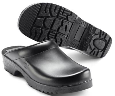 SIKA 1186 klomp flexika open hak zwart - maat 38 - 16.089.079.38