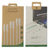 4smarts USB-C at USB-C cable PremiumCord 60W 3erSet white/silb - thumbnail
