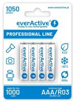 Herlaadbare batterijen everActive Ni-MH R03 AAA 1050 mAh Professional Line - thumbnail