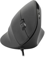 SpeedLink Piavo Ergonomische muis USB Optisch Zwart 6 Toetsen 800 dpi, 1200 dpi, 1600 dpi, 2400 dpi Ergonomisch - thumbnail