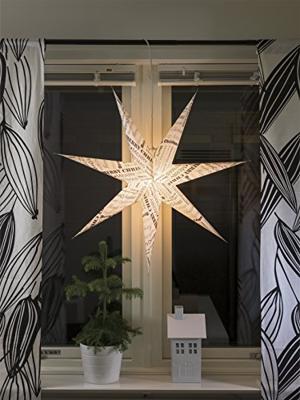 Konstsmide 2985-270 Kerstster Gloeilamp, LED Wit, Zwart Standaard Konstsmide 2985-270 Kerstster Gloeilamp, LED Wit, Zwart Standaard