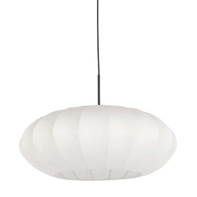 Steinhauer HanglampSparkled Light zwart met witte kap - 3809ZW