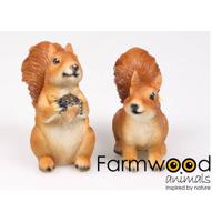 Tuinbeeld eekhoorn 10x5x9cm - thumbnail