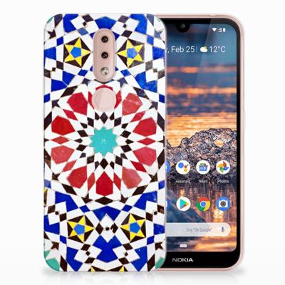 Nokia 4.2 TPU Siliconen Hoesje Mozaïek Nokia 4.2 TPU Siliconen Hoesje Mozaïek