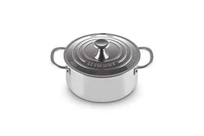 Le Creuset Pannenset Signature - RVS - Inductie - 4 kookpannen met deksels - 4 Delig