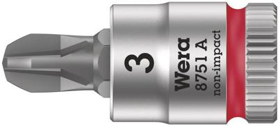 Wera 8751 A 05003352001 Kruiskop Phillips Dopsleutel-bitinzet PH 3 1/4 (6.3 mm) Wera 8751 A 05003352001 Kruiskop Phillips Dopsleutel-bitinzet PH 3 1/4 (6.3 mm)