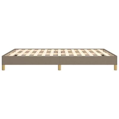 Bedframe zonder matras stof taupe 140x200 cm